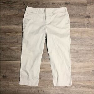 Daisy Fuentes Tan Crop Trousers